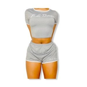 Customize Ml Boujee Contrast Lounge 2 piece Set